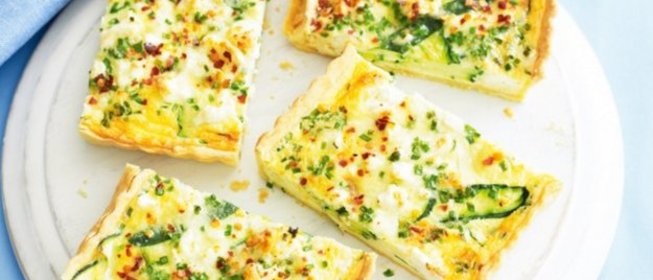 Слойки с цукини и фетой