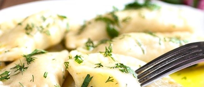 Постные вареники