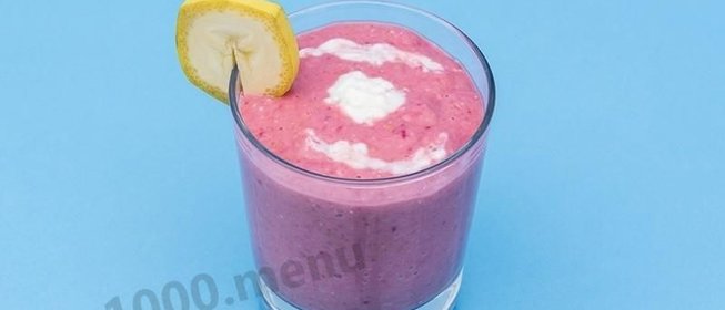 Смузи с овсяными хлопьями