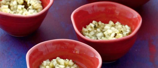 Ананасовая сальса к мясу