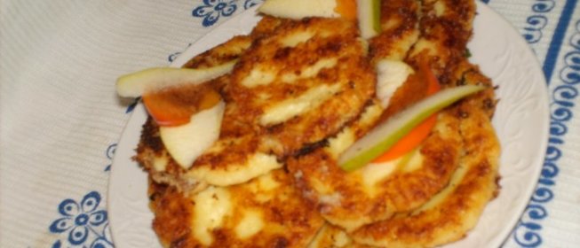 Сырники с хурмой и яблоком