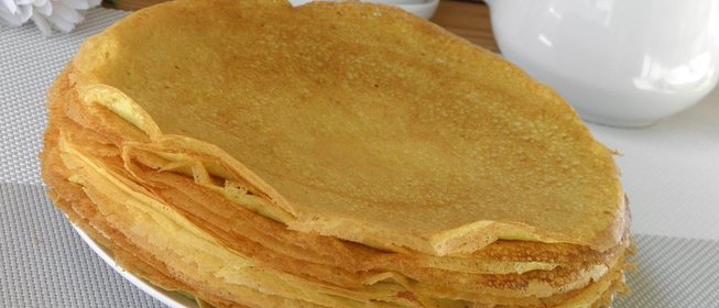 Вкусные блинчики на молоке