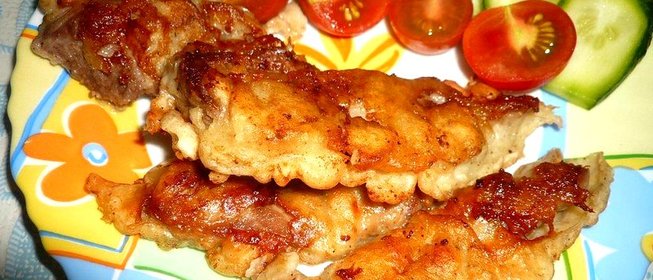 Свинина в кляре