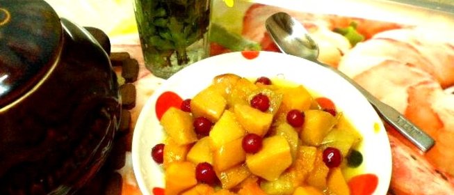 Тыква в горшочках