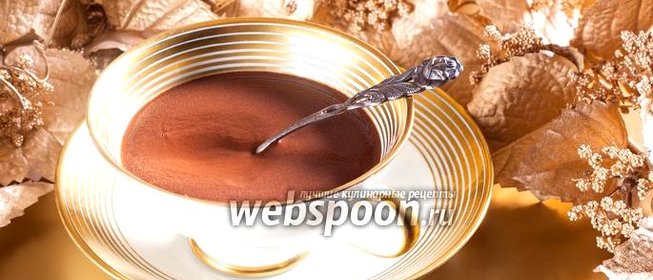 Классический горячий шоколад из тёртого какао