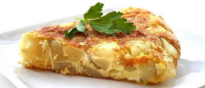 Омлет с картошкой в духовке