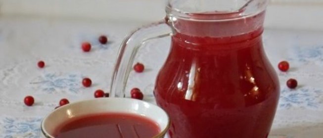 Брусничный сок