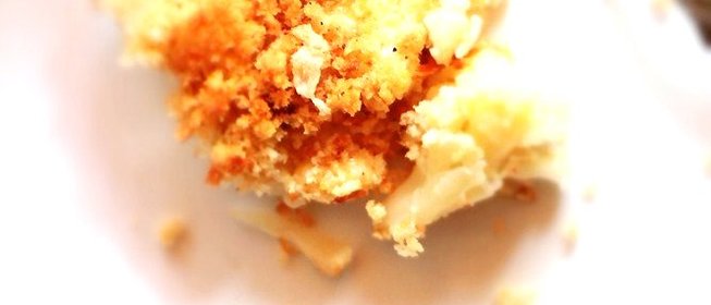 Цветная капуста в чесночных сухарях