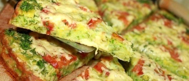 Пицца из кабачков