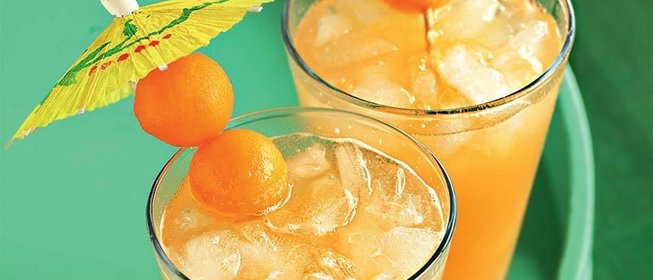 Освежающий коктейль из дыни