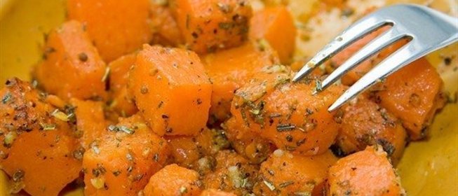 Тушеная тыква