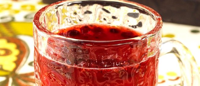 Клюквенно-малиновый чай