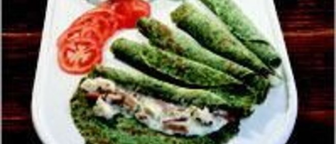 Блинчики со шпинатом