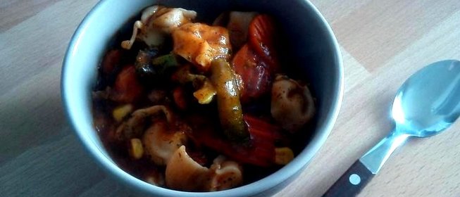 Пельмени в воке