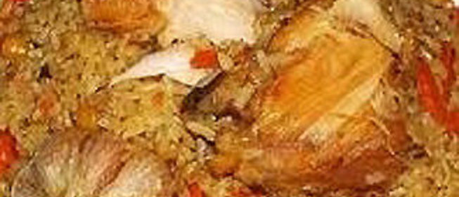 Узбекский плов с курицей