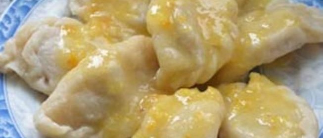 Вареники с грушей