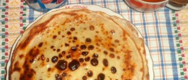 Блинчики со сгущенкой