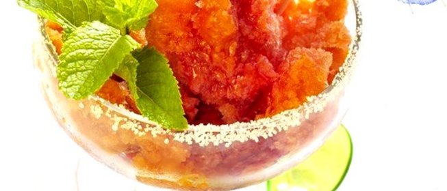 Шербет из чая «Эрл Грей» с лимоном