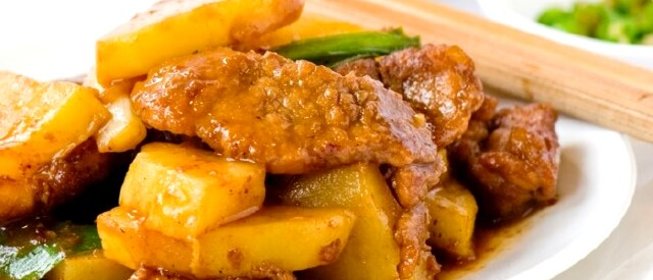 Свинина с картошкой в рукаве