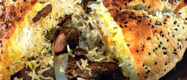 Плов с утиными потрохами