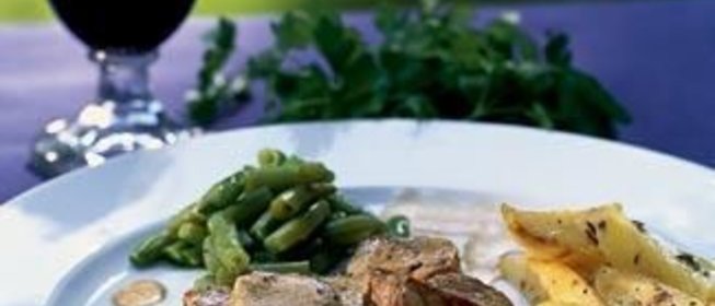 Свинина с коньячным соусом