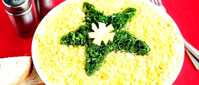 Салат Мимоза с картошкой