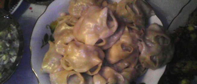 Манты из свиного фарша