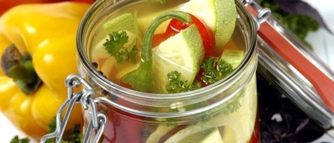 Маринованные итальянские овощи
