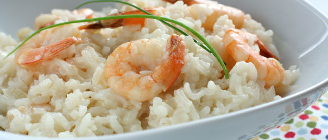 Ризотто с креветками
