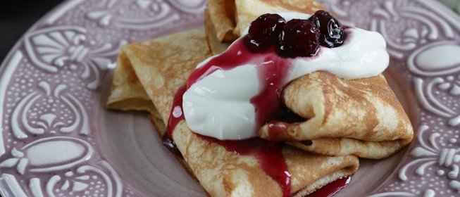 Блинчики с творогом