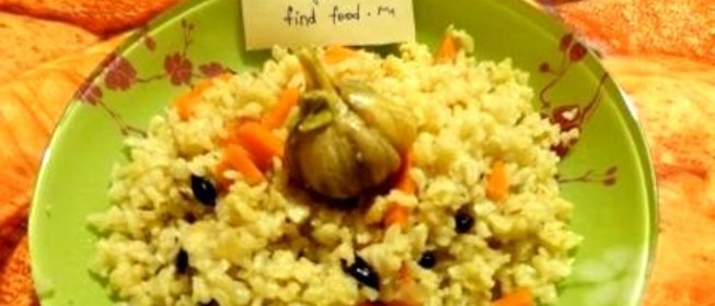 Пряный плов без мяса