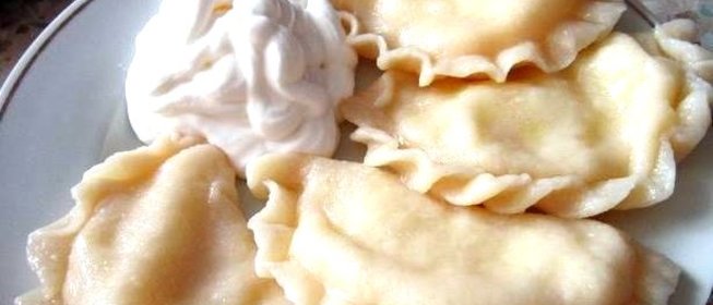 Вареники с творогом и картошкой