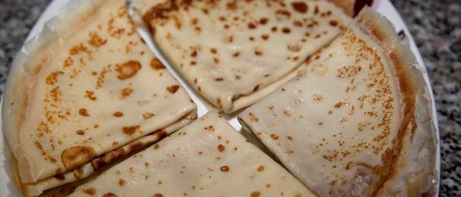 Блины с оливковым маслом