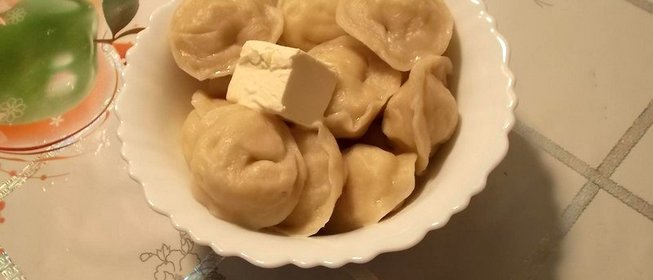 Вареники с яйцом и картофелем