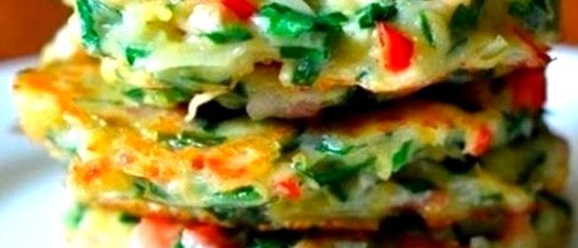 Драники с овощами