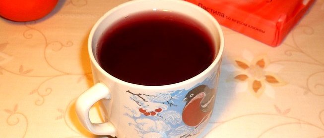 Компот из вишни и клементинов