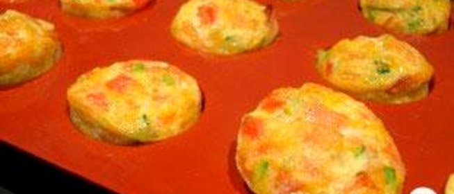 Маленький овощной омлет