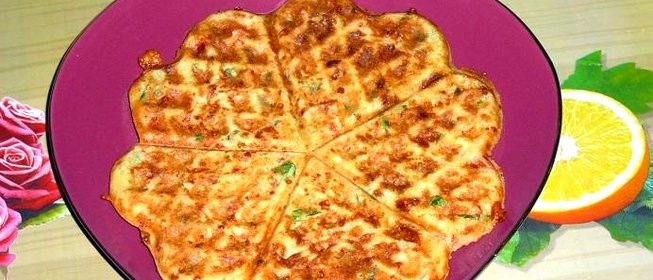 Мягкие сырные вафли