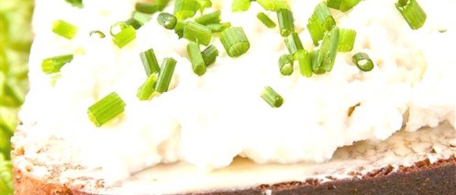 Творог со свежей зеленью