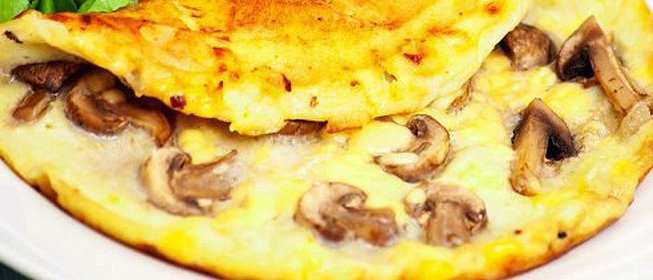 Грибной омлет