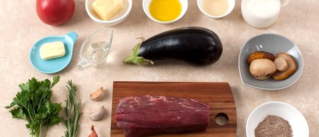 Говядина шатобриан с запеченными овощами