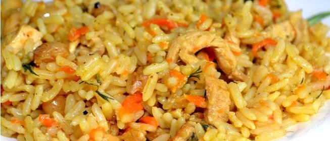 Плов с курицей