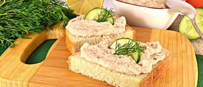 Паштет из молок слабосоленой сельди