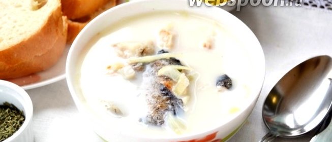 Латвийский молочный суп с рыбой