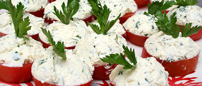 Помидоры с чесноком