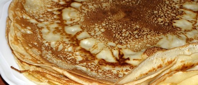 Блины на молоке без яиц