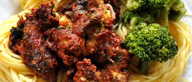 Свинина, обжаренная в сыре