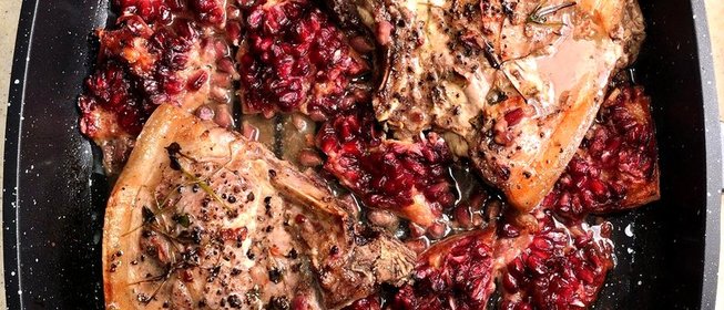 Свинина с гранатом