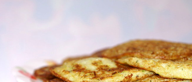 Блинчики из кабачков и картошки
