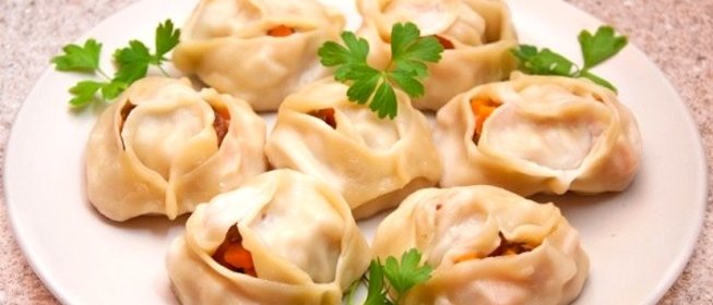 Манты с тыквой по-казахски